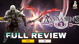 New Awm Gun Skin Metal Wings Full Review Free Fire 🔥 | Assassin's Creed Event | New Event Free Fire