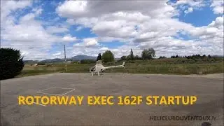 Rotorway Exec 162F startup