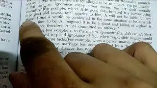 Mistake of fact and Mistake of Law