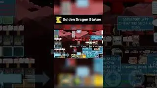 Fungsi Golden Dragon Statue #Growtopia #growtopiagame  #shorts