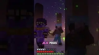 THIS MINECRAFT MOD LETS YOU PLAY AS JOJOS BIZARRE ADVENTURE #jojo #minecraftshorts  #minecraft