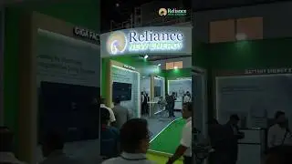 Inside Reliance New Energy Pavilion at Renewable Energy India Expo 2025
