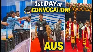 Assam University Silchar 23rd Convocation Day 1 | AUS First Day Convocation Vlog 🎓 #assamuniversity