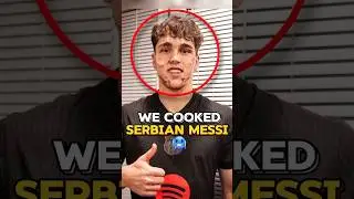 Barcelona beat FK Crvena zvezda 5-2 humbling serbian messi 🥶 #football #shorts