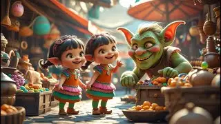 Goblin's Market: A Tale of Temptation and Sisterhood. Kids story telling folktale folklore desire