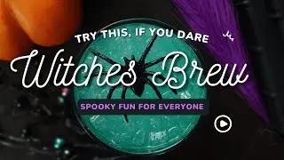 Witches Brew Cocktail 🧙&zwj;♀️✨ | Spooky Halloween Drink with a Tropical Twist!