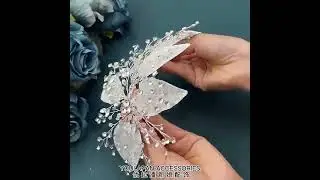 Fashion Silver Handmade  Rhinestone Leaf Wedding Bridal Hair Accessories 2023 Alloy