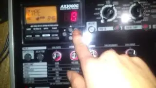 metallica Korg ax3000g demostración - demonstration - демонстрация