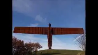 THE ANGEL OF THE NORTH GATESHEAD LOWFELL OLD DURHAM ROAD  SNAP SHOT VIDEO PART 1   14  11  2012