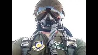 F-16 cockpit view USAF ROTC incentive ride
