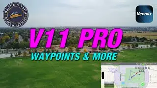 Veeniix V11 Pro &mdash; Автоматический полёт &mdash; Точки маршрута &mdash; Следование &mdash; Круг &mdash; Тестовый полёт