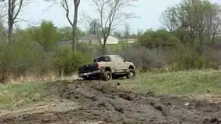 Nissan Titan in the mud