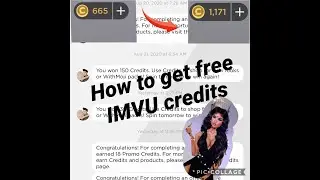 How To Get Free IMVU Credits💯
