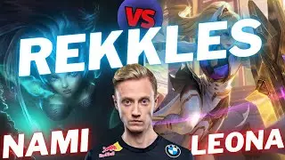REKKLES | NAMI VS LEONA | SUP GAMEPLAY | Patch 15.14 / Season 15 | #LeagueofLegends