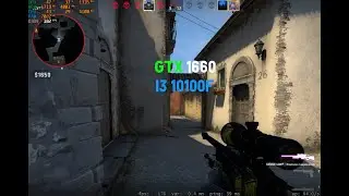 Тест cs go i3 10100f , gtx 1660 , 16 gb ram