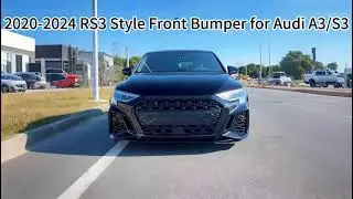 2020-2024 RS3 Style Front Bumper for Audi A3/S3 8Y Sedan/Hatchback