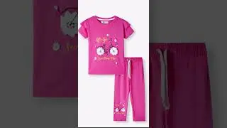 Girls Pink cozy dreams pajama setSize 12 months to 12 years Price 1800 #winterpajama