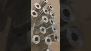 Filter use perforated strip coil