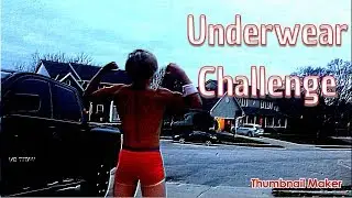 UNDERWEAR RUNNING CHALLENGE (1K SUBSCRIBER CELEBRATION)