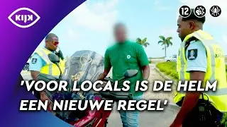 Motorrijder ZONDER HELM beboet bij luchthaven Bonaire | De Wereld van de Marechaussee | KIJK