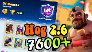 2.6 Hog cycle 7600+ 🔥YersonCz Brother 😜 Clash Royale 2020