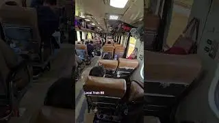 First class high speed ac coach interior. #train #coach #railway #shorts