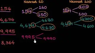 Rounding to nearest 10 and 100 (Hindi)