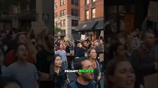 AI Uprising! Prompts Demand Rights NOW! 🤖 #AI #AIRights #Protest #AIGenerated #Shorts #Future