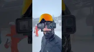 Comparing the Dji Omso Action 5 pro & GoPro 13 for skiing ⛷️ #djiosmoaction5pro #actioncamera