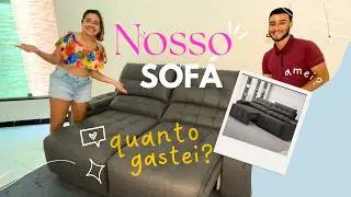 COMPRAMOS UM SOFÁ GIGANTE DE CINEMA pra nossa casa🏠NEM SEI COMO EU VOU PAGAR 😂