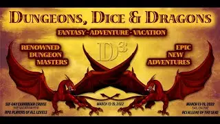 Dungeons and Dragons. On a cruise ship. March 2022.