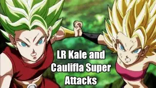 Dragon ball z Dokkan Battle New LR Kale and Caulifla Super Attacks!!!!! HYPE