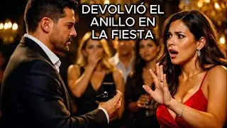 DEVOLVÍ EL ANILLO DE COMPROMISO EN LA MISMA FIESTA, CUANDO ELLA ESTABA COQUETEANDO CON OTRO.
