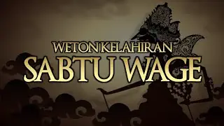 Weton Sabtu Wage