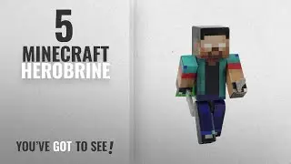 Top 10 Minecraft Herobrine [2018]: Herobrine Boy Action Figure Toy, 4 Inch Custom Series Figurines