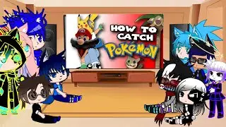 Gacha crew ￼ reacts to smg4 how to catch Pok&eacute;mon ￼