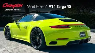 Paint to Sample 911 Targa 4S in Acid Green