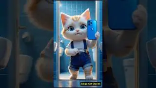 📱🐈&zwj;⬛A kitten Was Caught Stealing Evidence Of a Black Cat's Crime!🐱💥 #ai #catshorts#aicat#funnumeow8