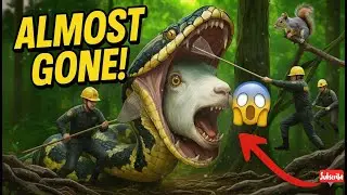 HERO SQUIRREL Saves Goat from GIANT Python Attack! (4 Min Cinematic Wildlife Short Film)