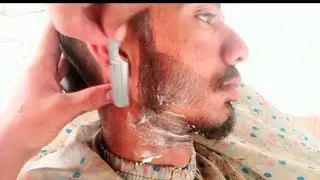 ASMR fast hair cutting with straight hair cutting machine (ASMR fARHAN Barber 💈✂️🪒)
