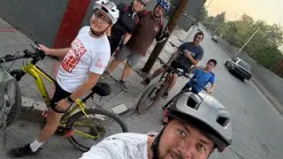 Pequeña ruta de 24 kilómetros en bicicleta 