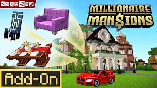 MILLIONAIRE MANSIONS Add-On Showcase | Minecraft Marketplace