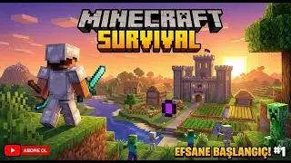😱 Minecraft’ta İlk Günüm Sandığımdan Zordu…