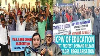 Jk:Land donors,CPW,MDM School Cooks Salary increase||Education dept. Regularisation policy 