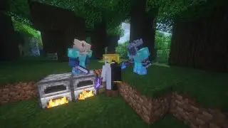 Minecraft Speedrunner VS 2 Hunters FINALE