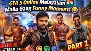 When Mallu Gangs Play GTA 5 Online 🤣 Ultimate Chaos! 🔥