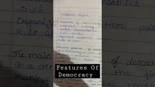 #shorts Features Of Democracy ./Democracy/Features