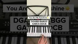 You Are My Sunshine (Piano Tutorial)