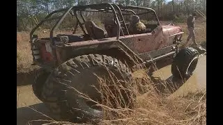 Jacked up JEEP on 46s
