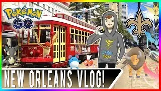 WHAT IS POKEMON GO LIKE IN NEW ORLEANS? Pokemon GO Travel Vlog at NOLA Aquarium & French Quarter